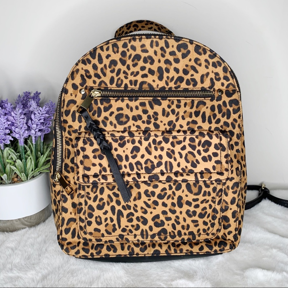 GAP Leopard Print Mini Dome Backpack
